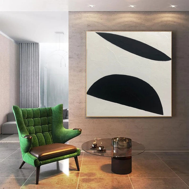 Black Leaflets Painting