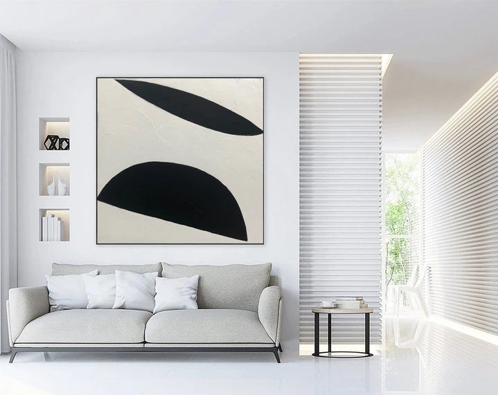 Black Leaflets Painting