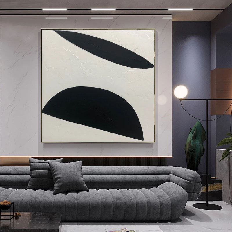 Black Leaflets Painting