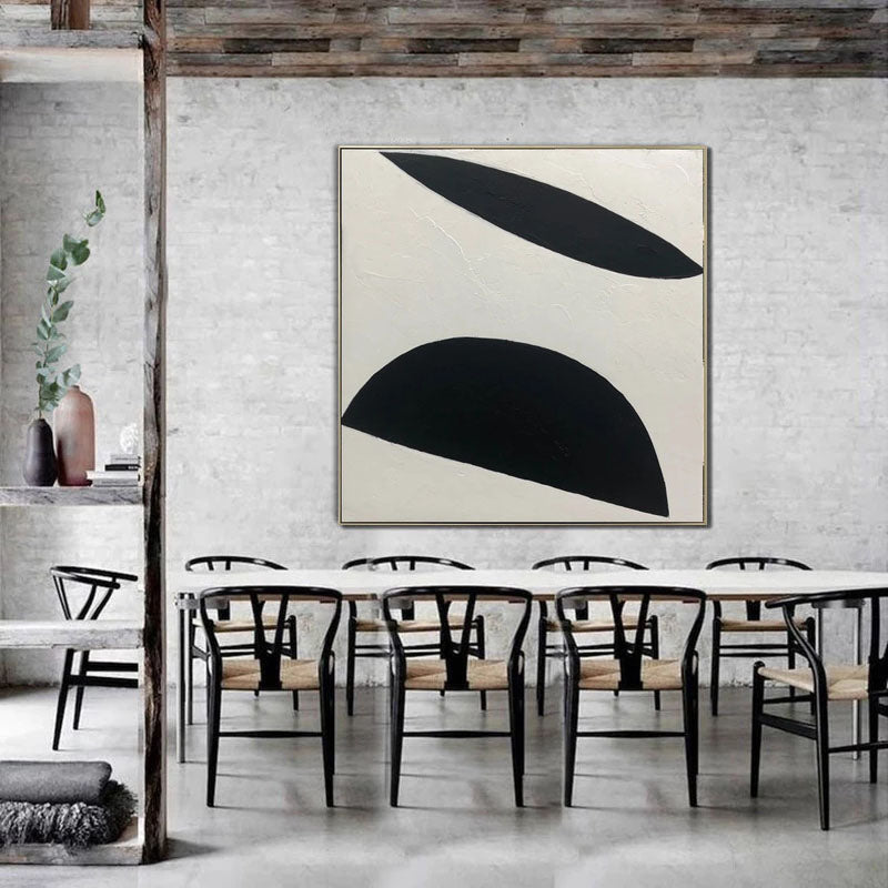 Black Leaflets Painting