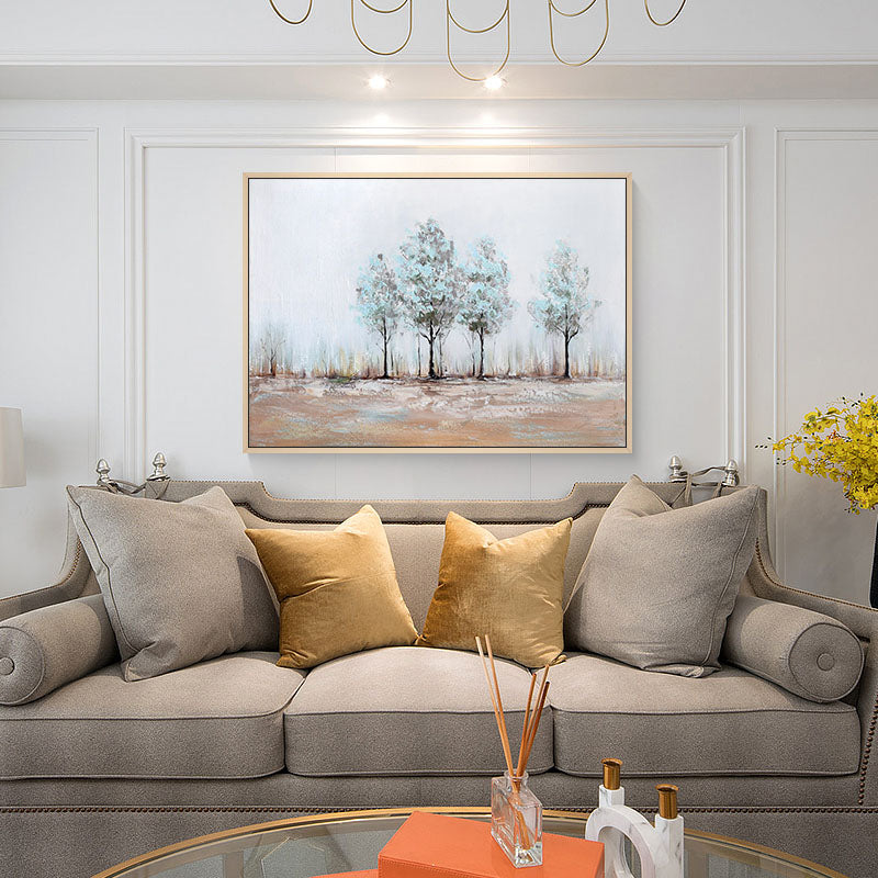 Winter‘s Backyard Painting