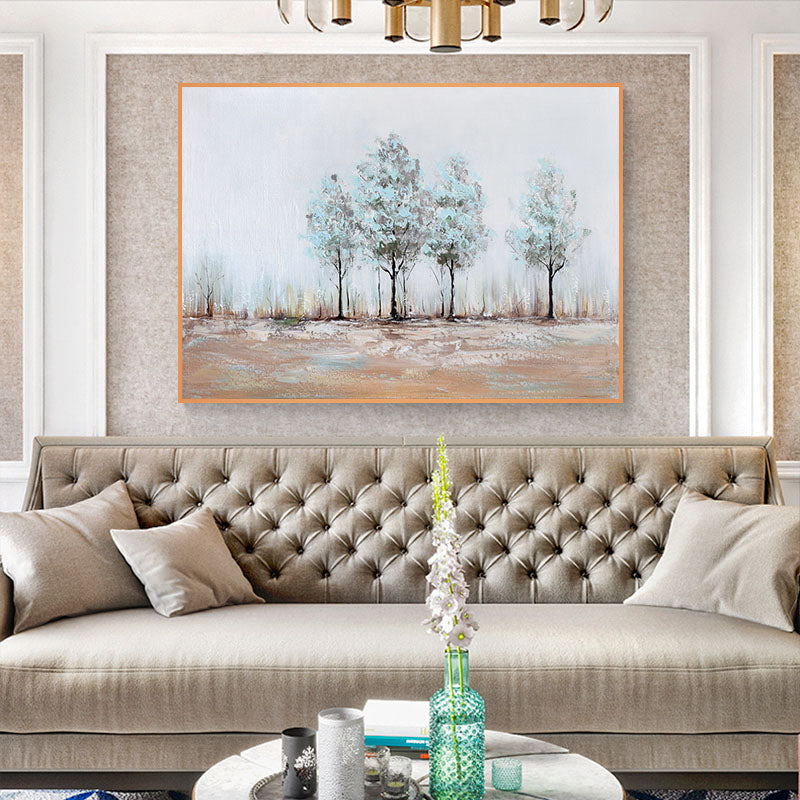 Winter‘s Backyard Painting