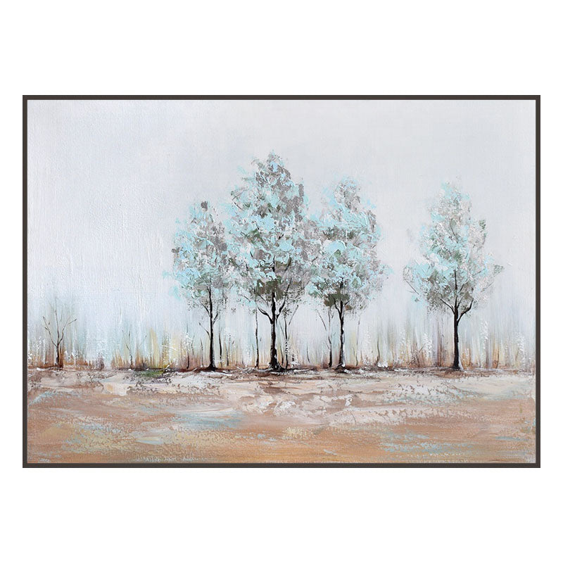 Winter‘s Backyard Painting