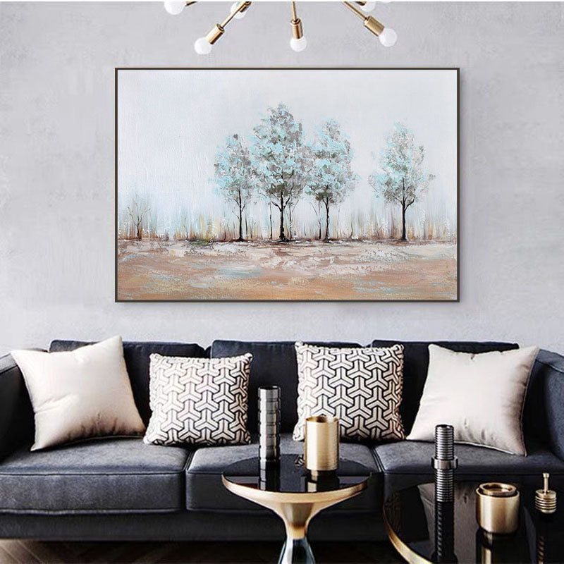 Winter‘s Backyard Painting