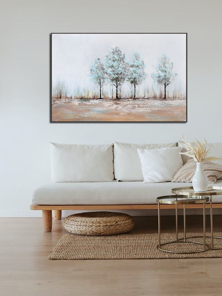 Winter‘s Backyard Painting