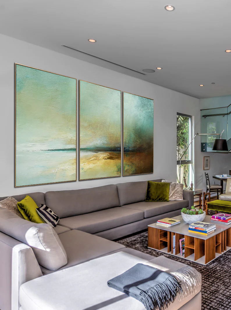 Beach at night Painting