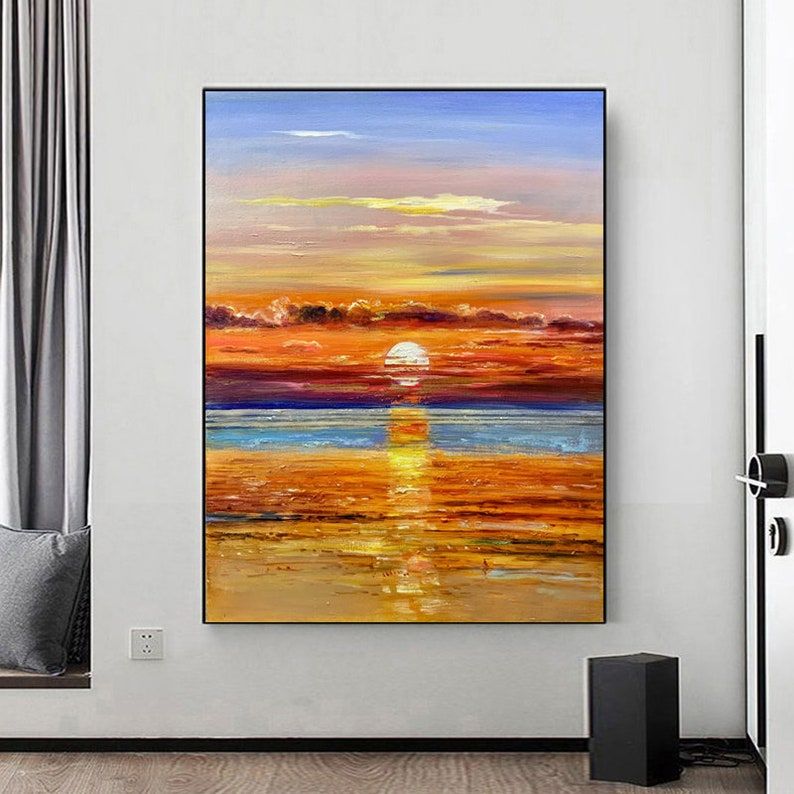 The Setting Sun Painting