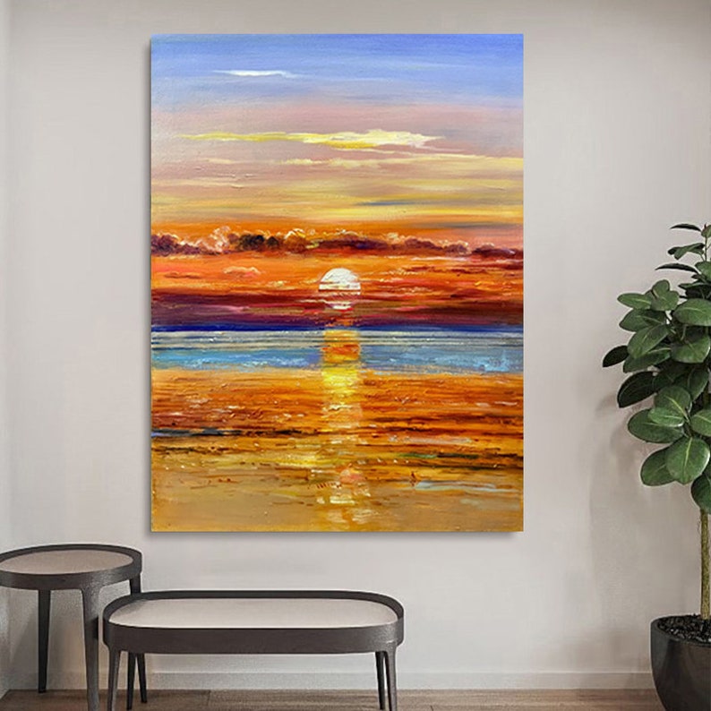 The Setting Sun Painting