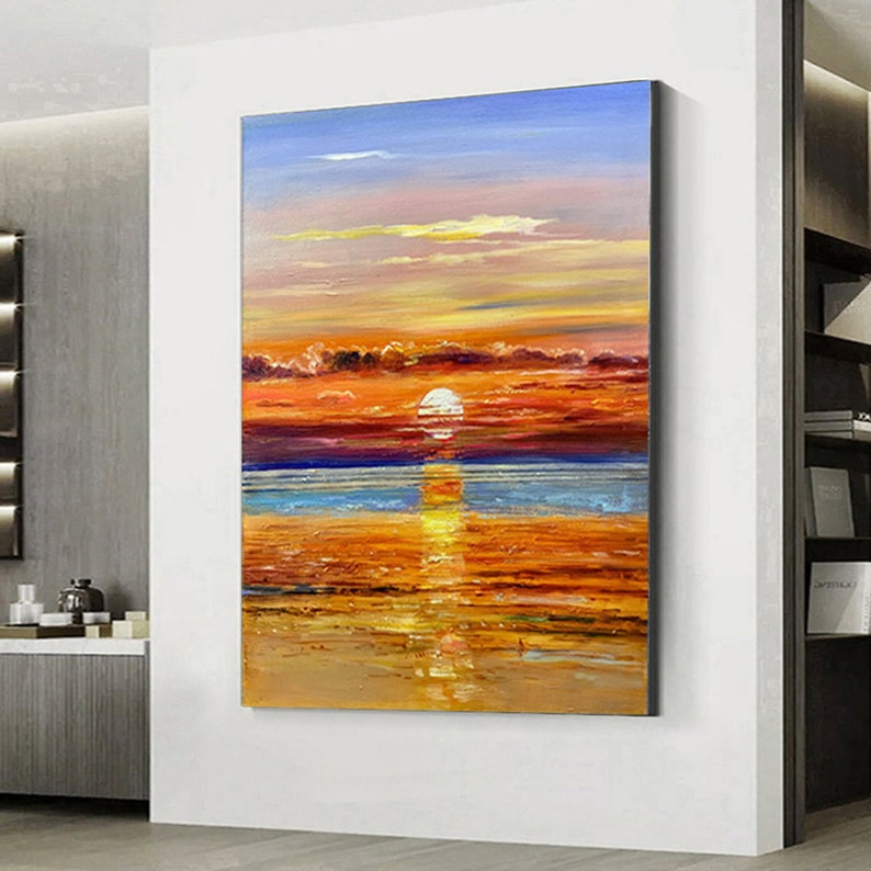 The Setting Sun Painting