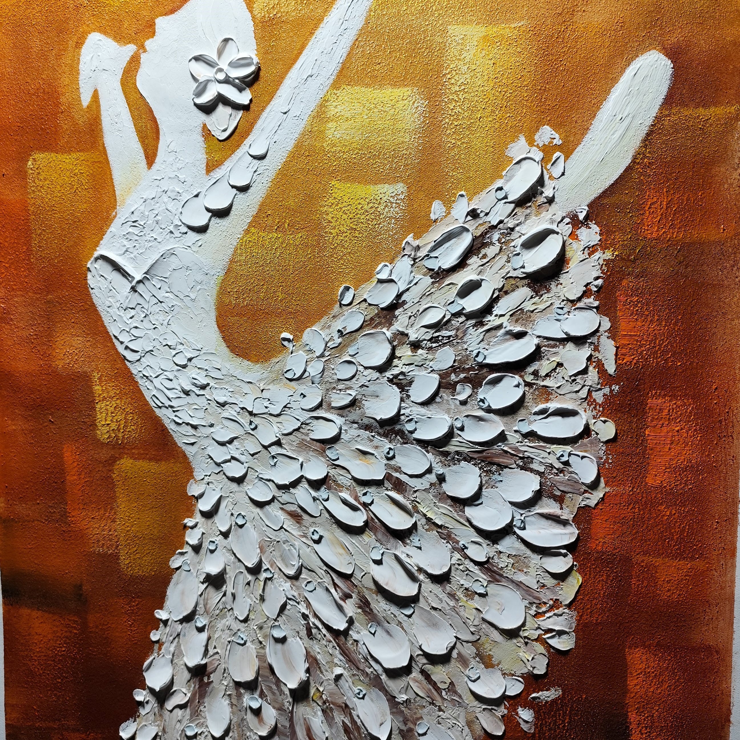 Lonely Swan Painting