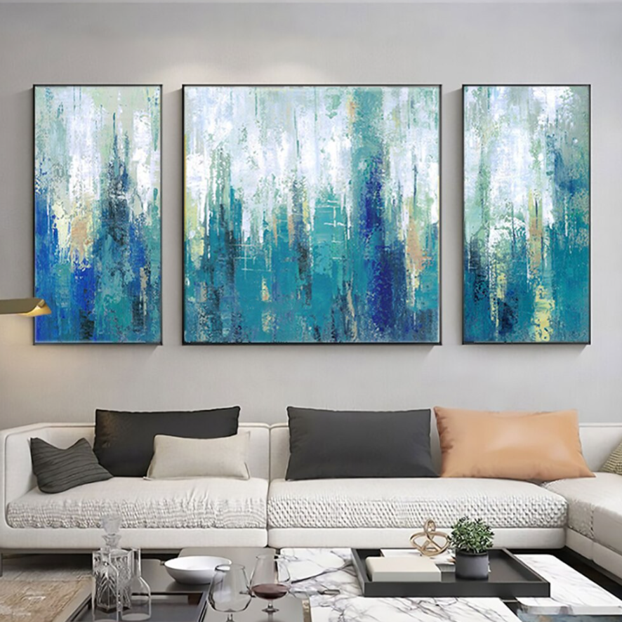 Misty Mountains Painting