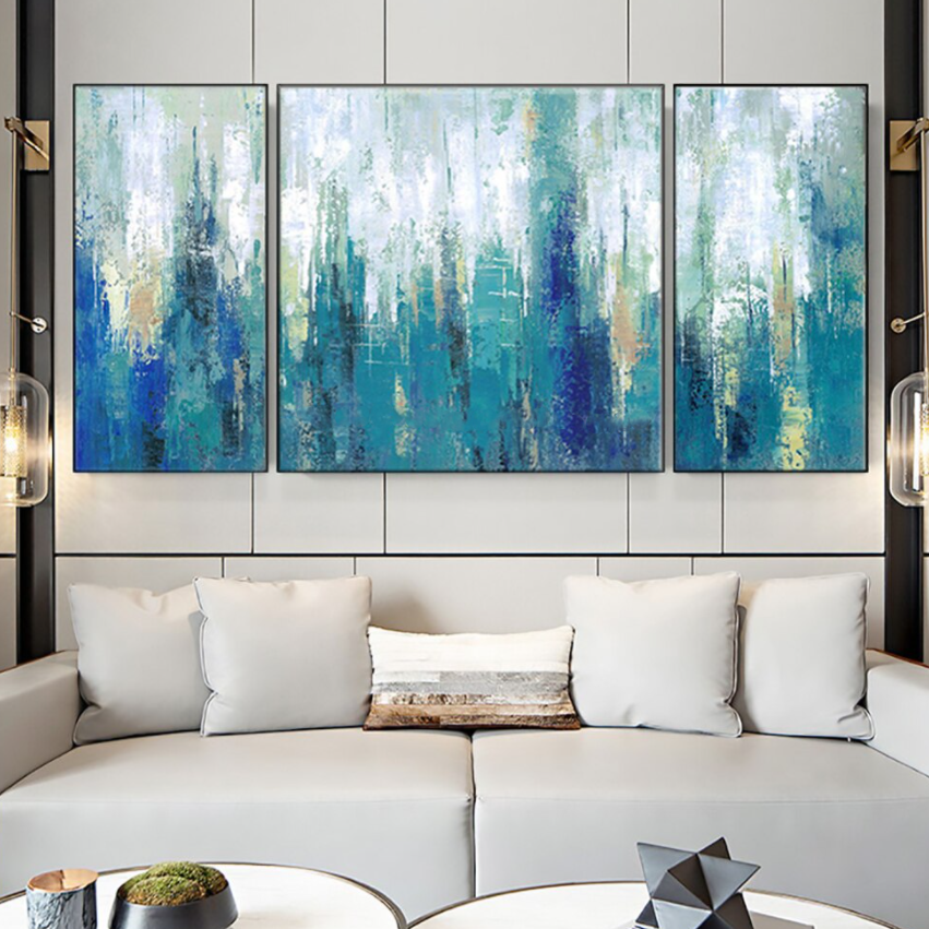 Misty Mountains Painting