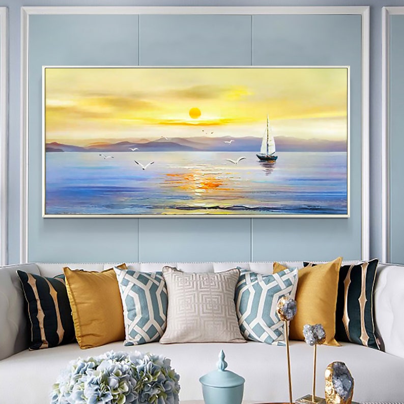 Sailing to the Sunset Painting