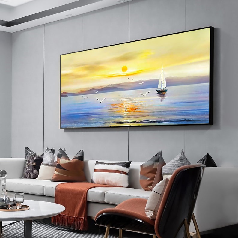 Sailing to the Sunset Painting