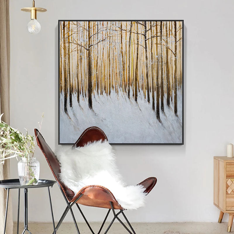 Trees in Spring Painting