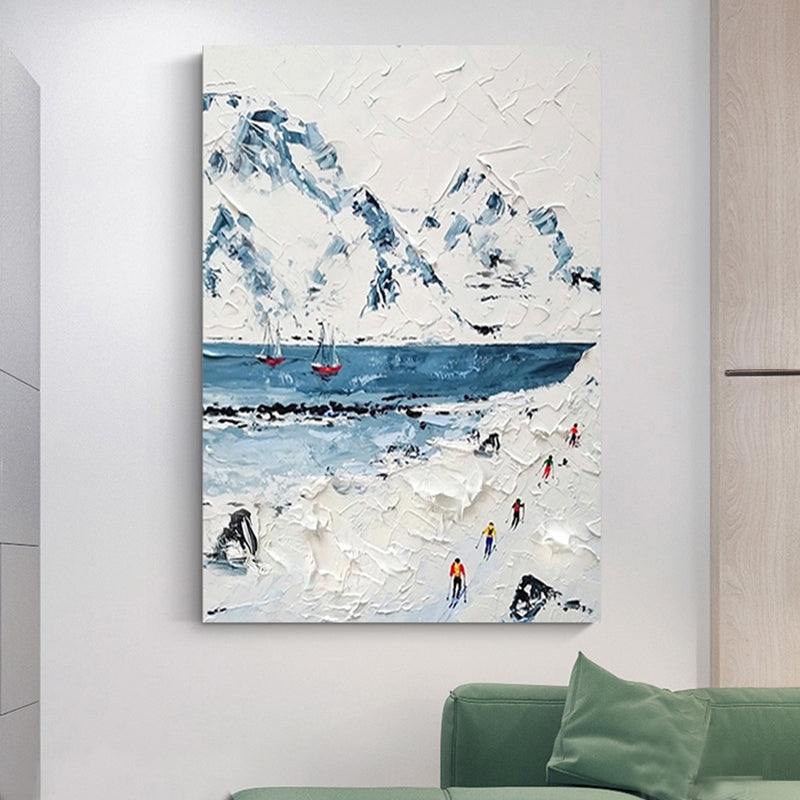 Winter in the Fjords Painting