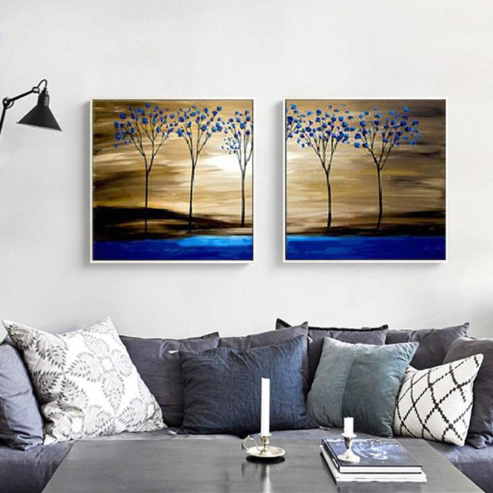 Blue Savanna Painting