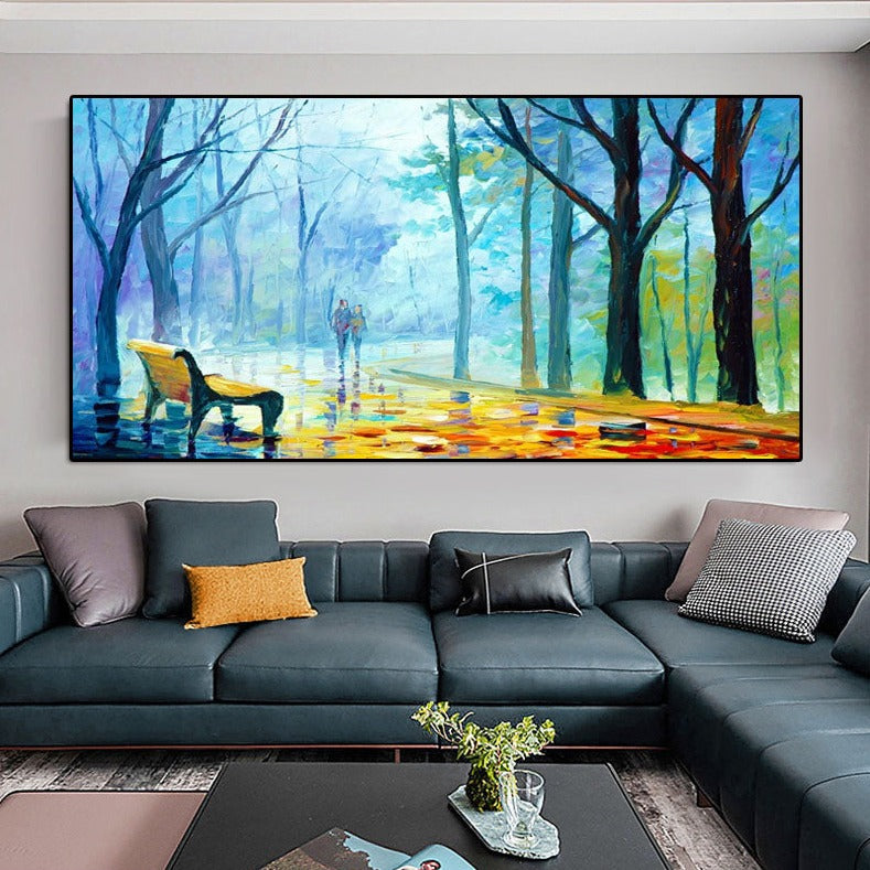 A Walk in the Park Painting