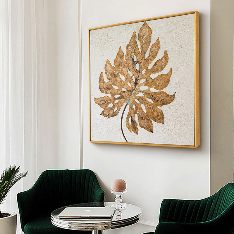 Golden Leaf Painting