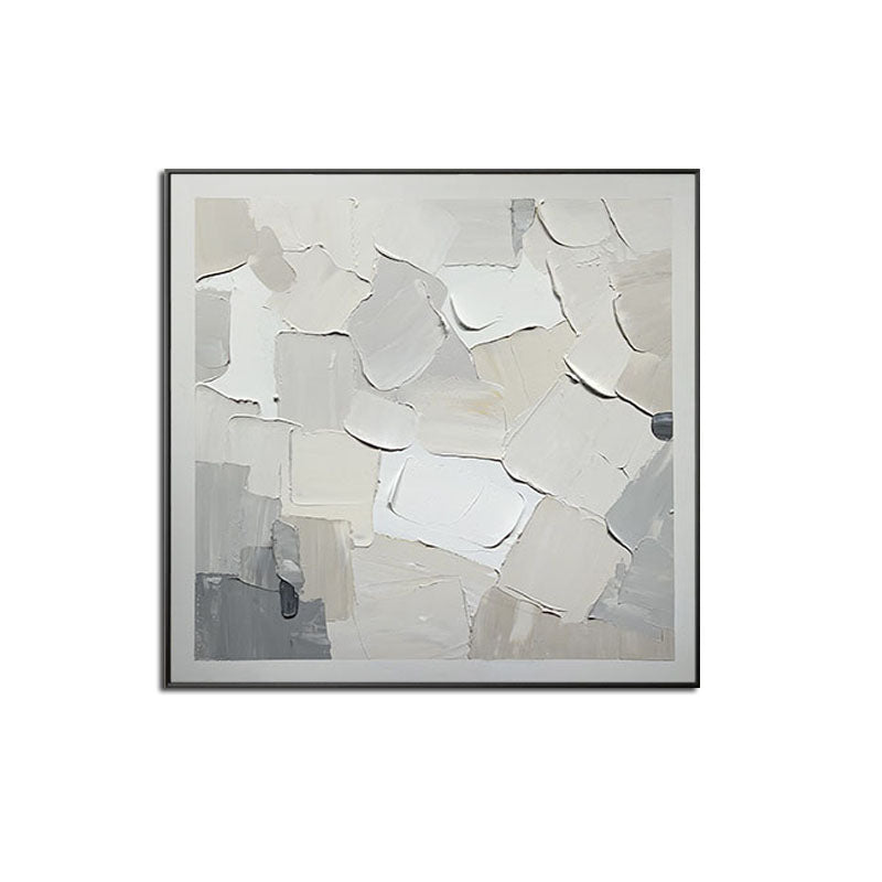 Patches of Snow Painting