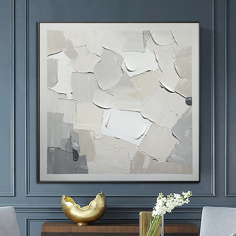 Patches of Snow Painting