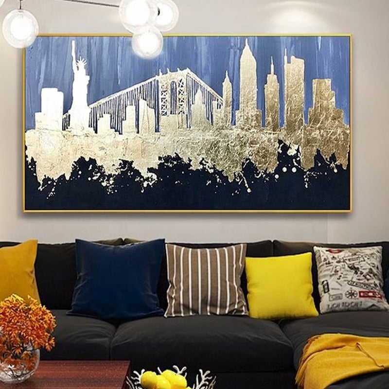 NY Gold Painting