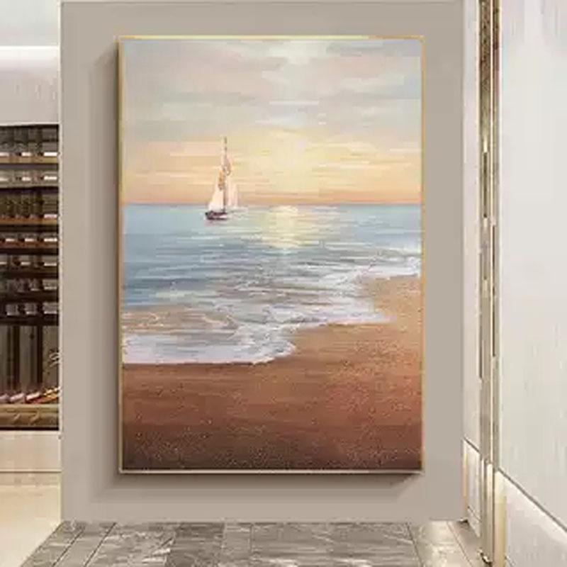Sailing Sunset Painting