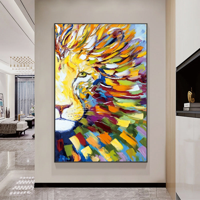 Colored Manes Painting