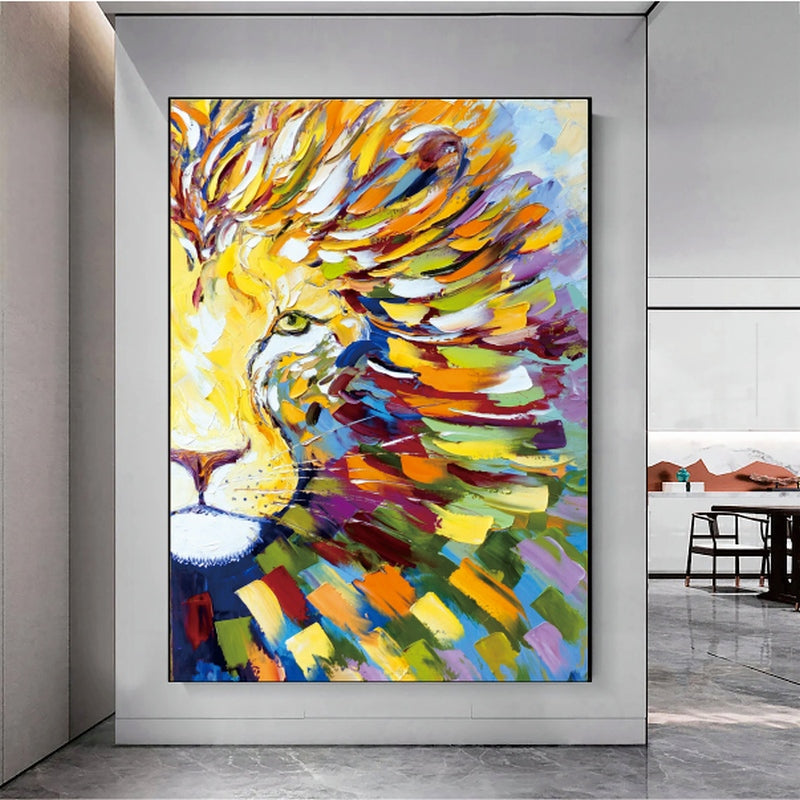Colored Manes Painting