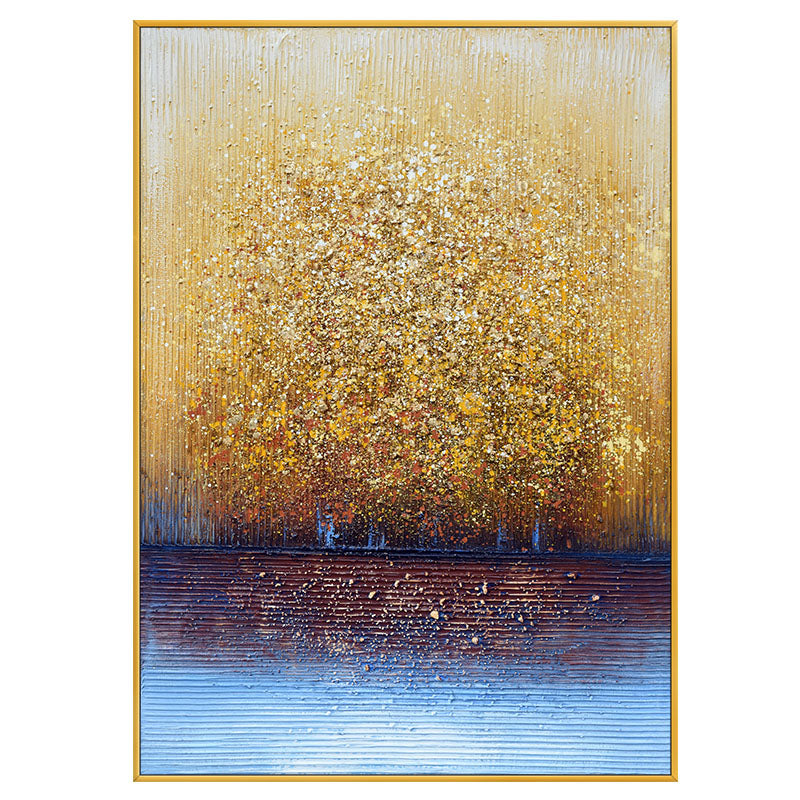 Golden Forest Painting