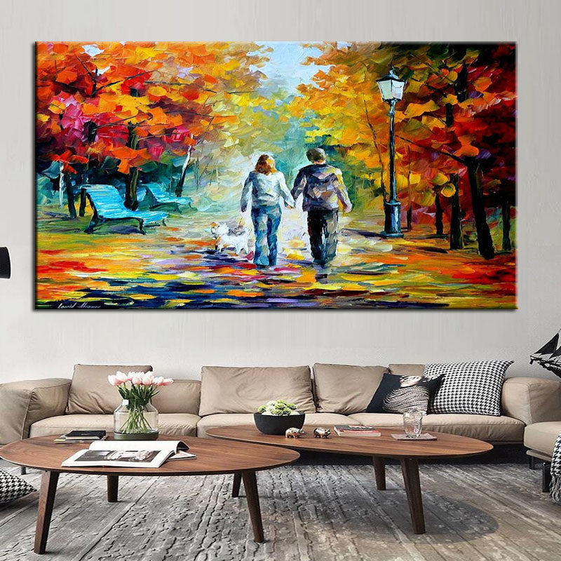 Autumn Walks Painting
