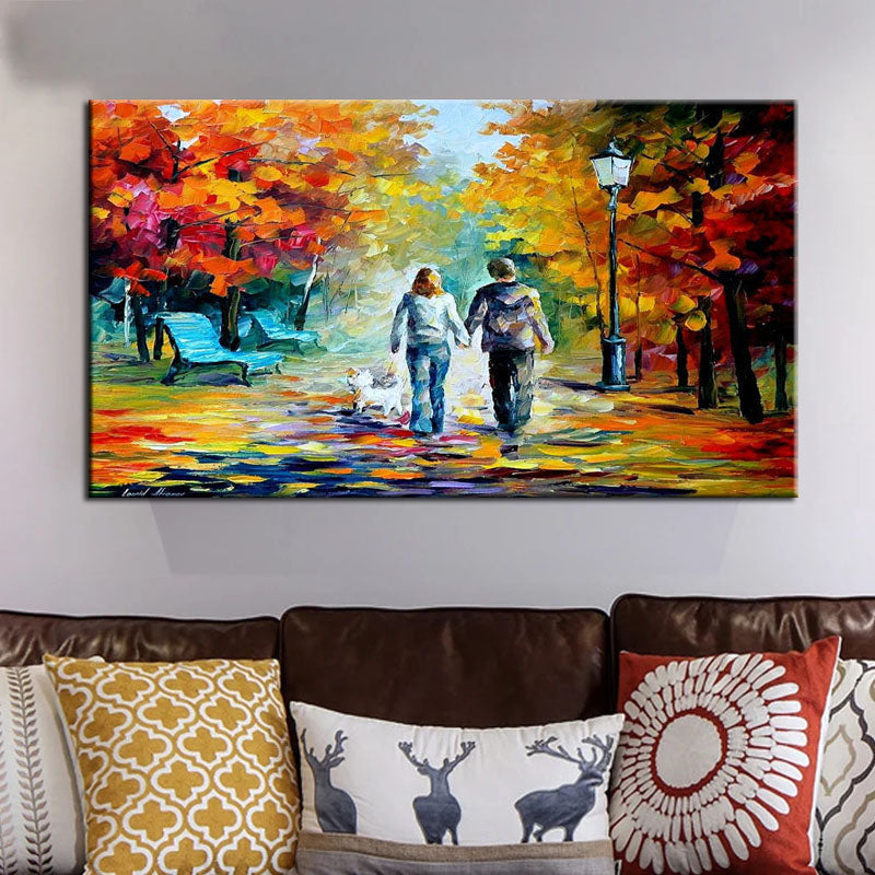 Autumn Walks Painting