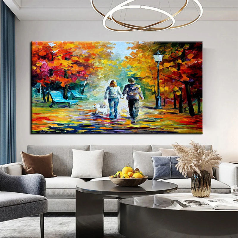 Autumn Walks Painting