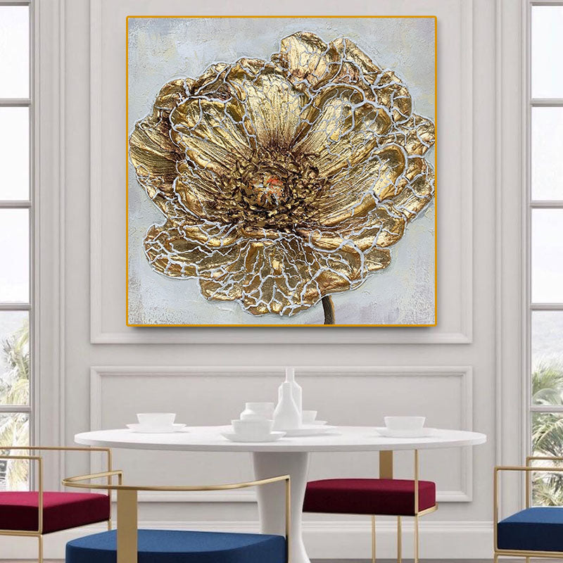 Golden Dandelion Painting