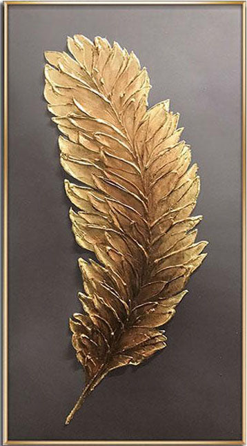 Golden Feather Painting