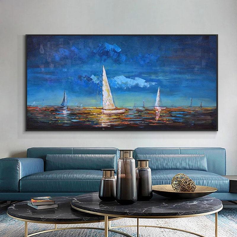 Night on the Ocean Painting