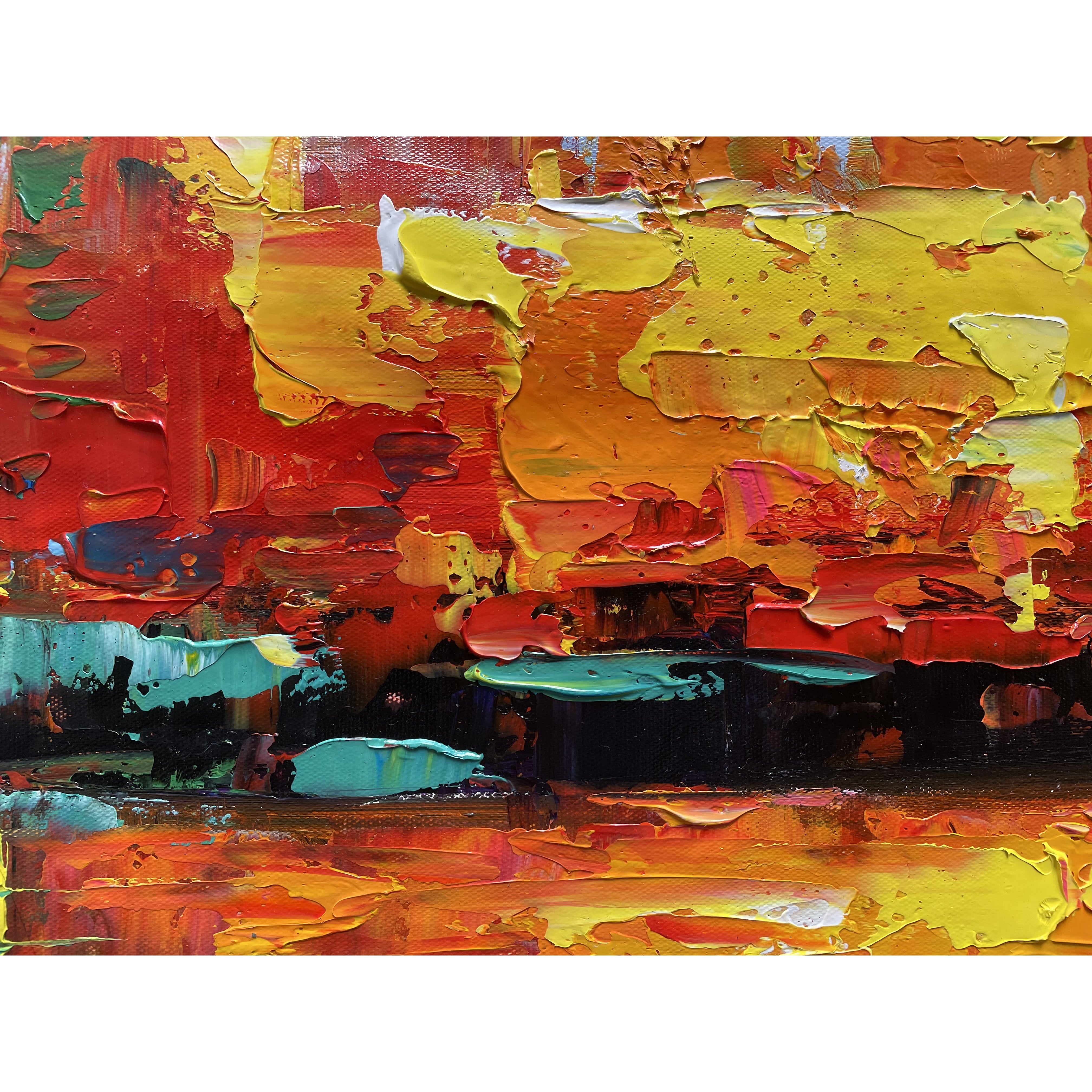 Rainbow Sky Painting