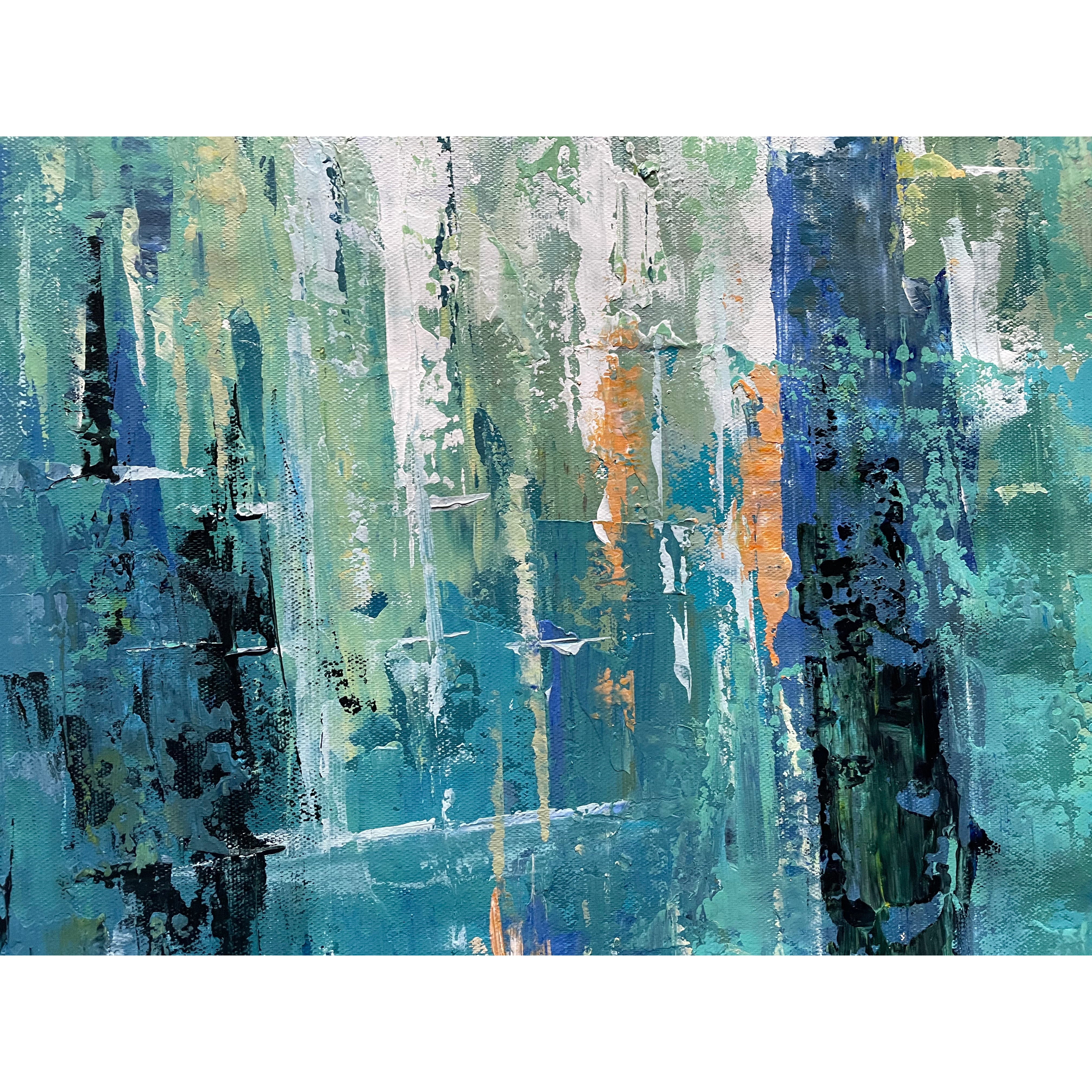 Misty Mountains Painting