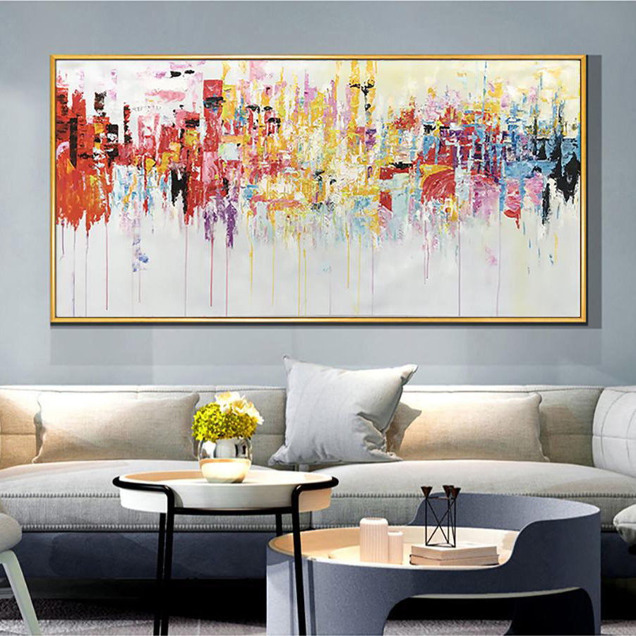 City Skyline Painting