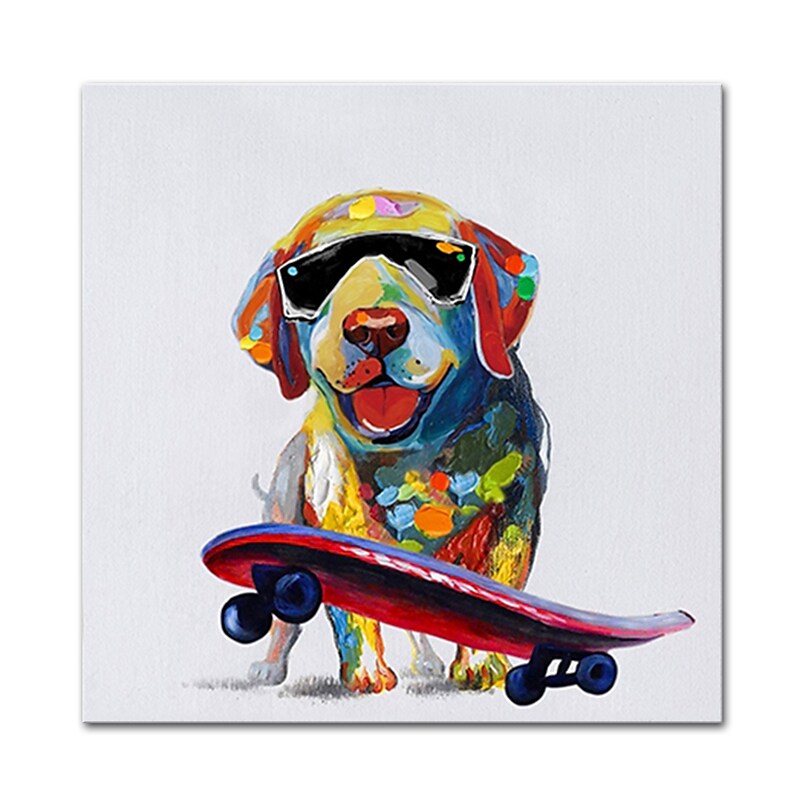 Skate the Pupper in Color