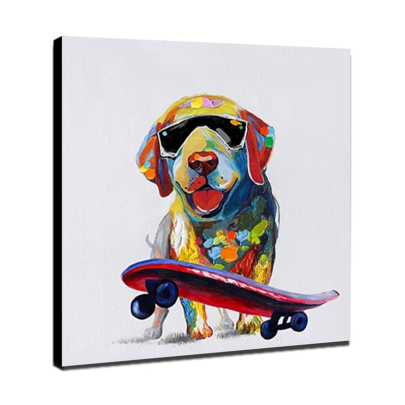 Skate the Pupper in Color