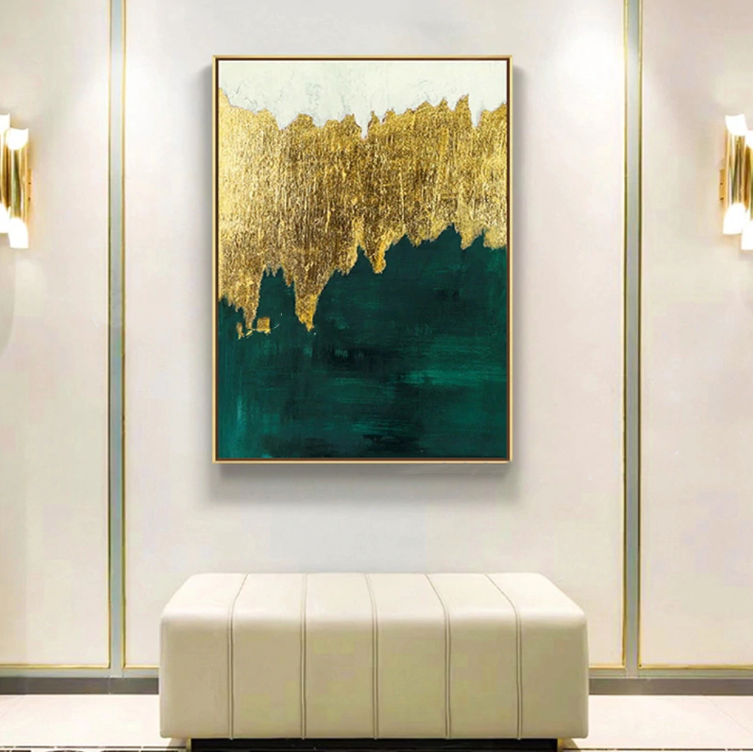 Gold Rush / Green Painting