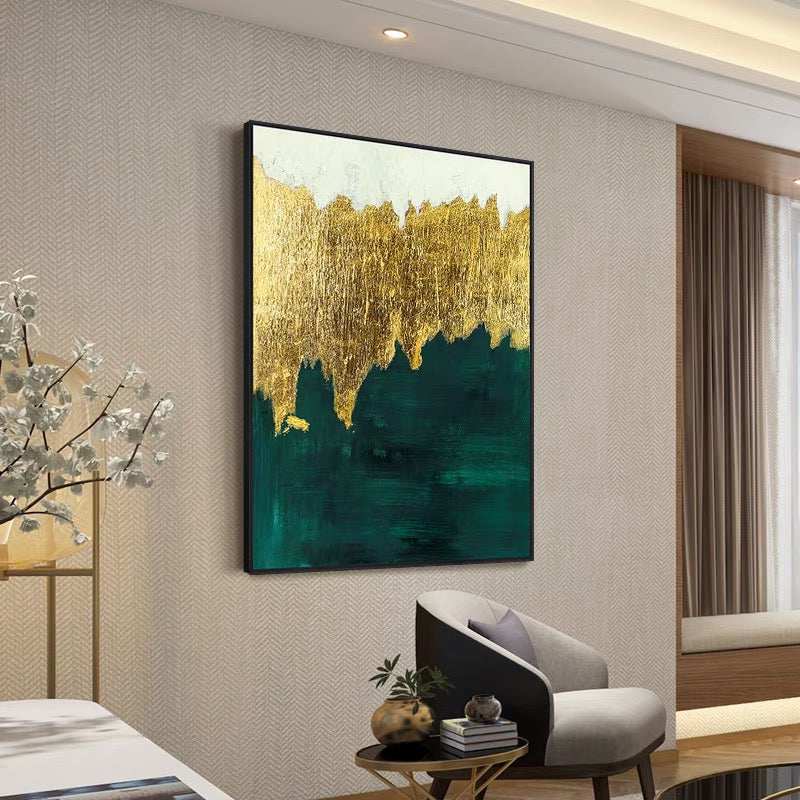 Gold Rush / Green Painting