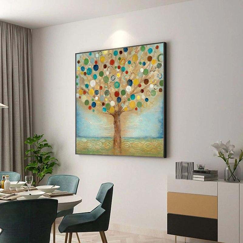 Marble Tree Painting