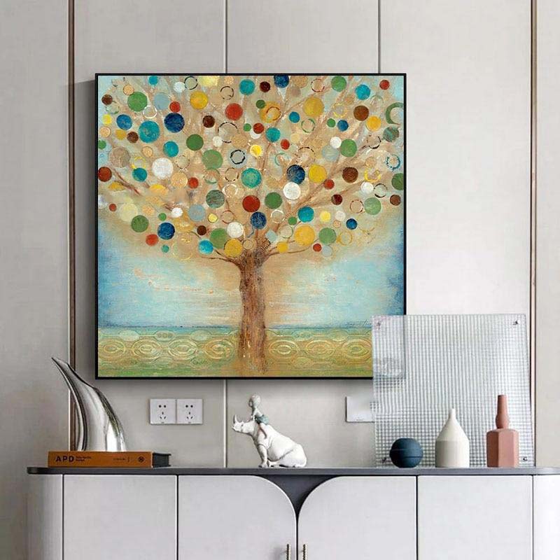 Marble Tree Painting