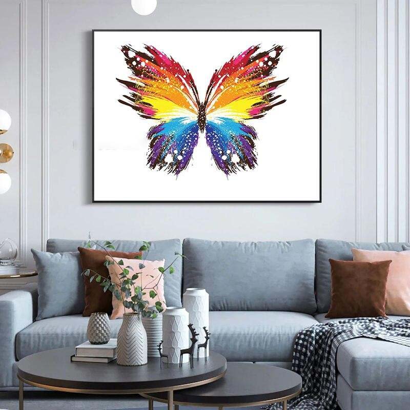 Le Papillon Coloré Painting
