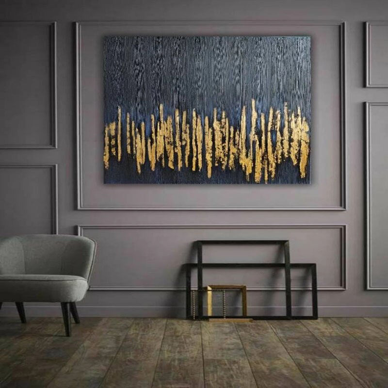 Gold Stripes (Long) Painting