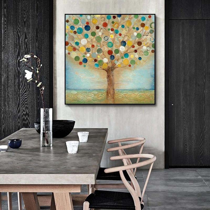 Marble Tree Painting