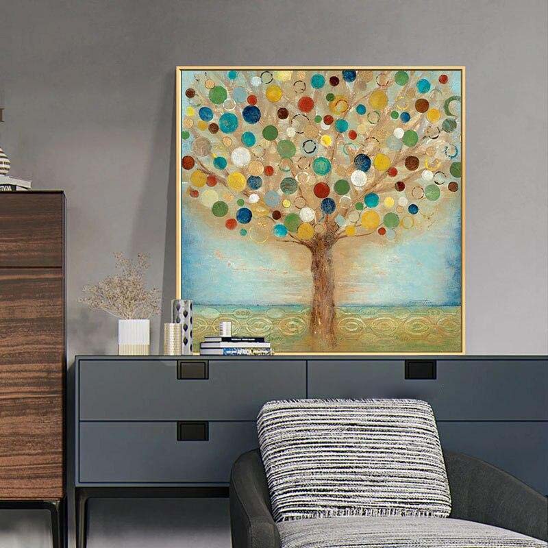 Marble Tree Painting