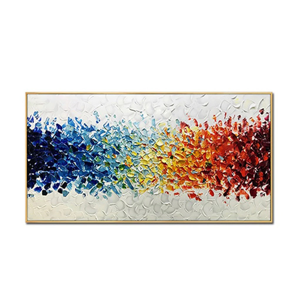 Rainbow Petals Painting